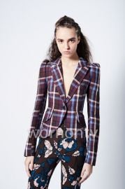 Plaid Blazer by Smythe at Smythe